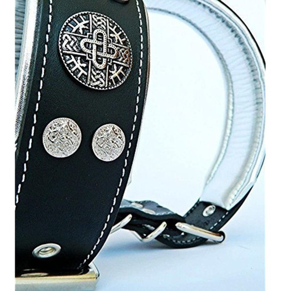 Bestia Hektor Piel Genuino Perro Collar Gran Razas Caña Cor 1 Bestia Hektor Piel Genuino Perro Collar Gran Razas Caña Cor 1