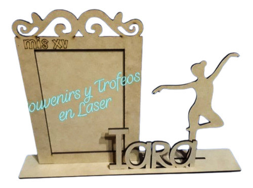 Souvenir Portaretratos Mdf Bailarina 1
