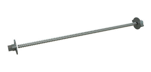 Kit 5 Tirante Travante De Forma Para Obra 80cm 5/8 2 Porcas 0