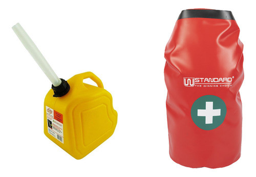 Kit Botiquin Estanco Rojo + Bidon Amarillo 10l 0