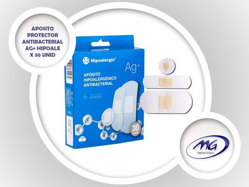 Hipoalergic Apósitos Protectores Antibacteriales X 30u 0