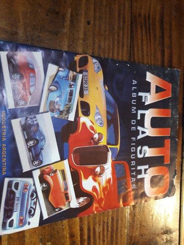 Album De Figuritas Auto Flash 27 Figus Detalles 0