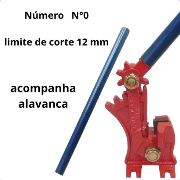 Maquina Para Cortar Vergalhão Ferro  N°0 (12mm) Metalcava 1