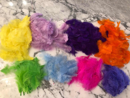 100 Plumas + 100 Cascabeles + 100 Piedras + Lentejuelas 0