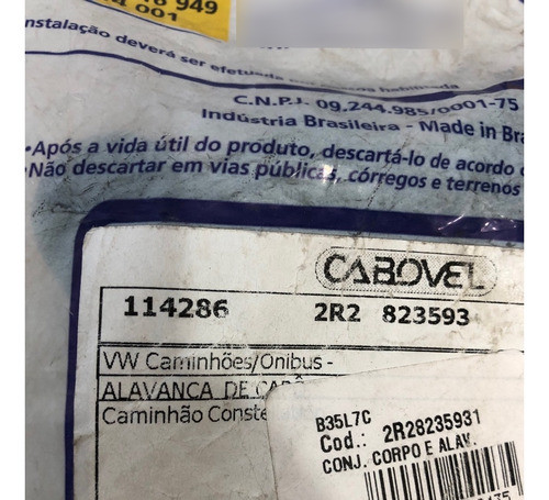 Maçaneta Puxador Capô Caminhão Vw Constellation 114286 1