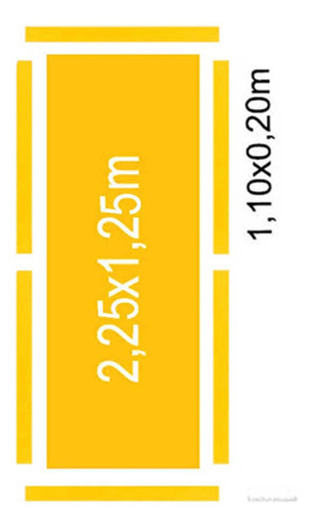 Pano Amarelo P/ Mesa De Bilhar 2,30x1,30 - Pedra E Tabelas 0