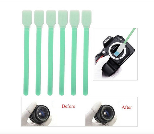Kit 8 Hastes Swab Dry - Seco - Limpeza Sensor Ccd Cmos 2x1 1