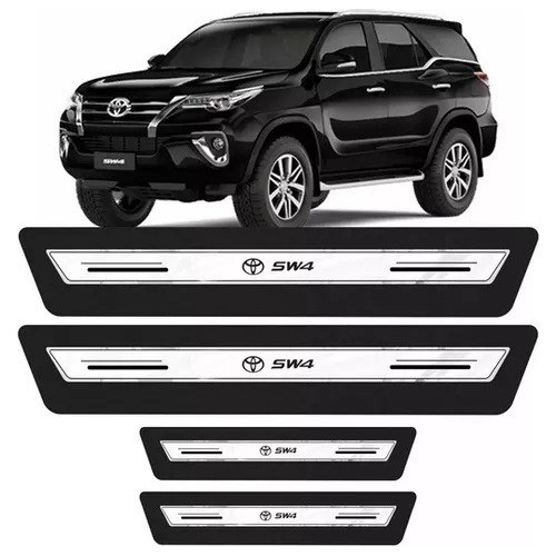 Cubre Zócalo Protector Toyota Sw4 Plata 0
