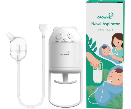 Grownsy Aspirador Nasal Para Bebê, Bomba Manual & Sucção Ora 0