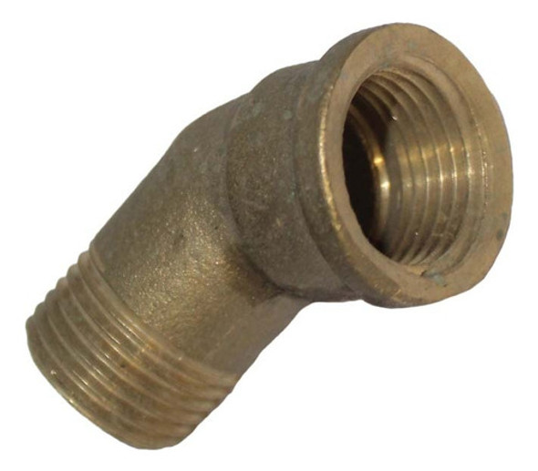 Curva 45º Jm Bronce Roscado Mh 1/2 890 0