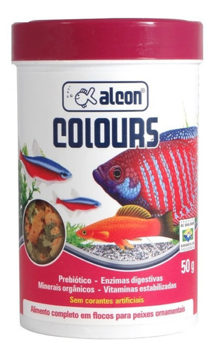 Ração Alcon Colours Flocos Pote 50g 0