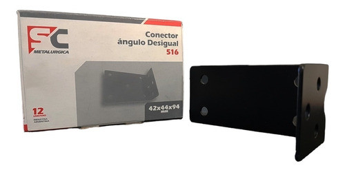 12 Soportes Conector Angulo Desigual Tirantearía Techo 42mm 0