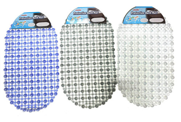 Alfombra Para Baño De Pvc Calada, Con Ventosas, Varios Color 0