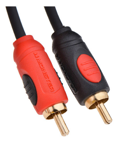 Cable Rca Potencia Monster M100 2 Canales 5 Metros Audio 1
