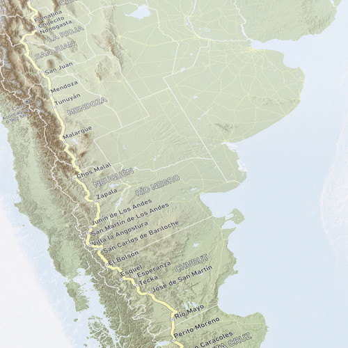 Mapa Póster Ruta 40 Argentina 90cmx61cm 1