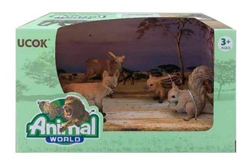 Animal World Zorro Jabali Ardilla Cachorros 0