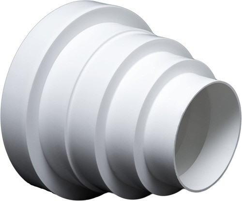 Cono Reductor Pvc Blanco P/corrugado De Extractor 100/110/12 1