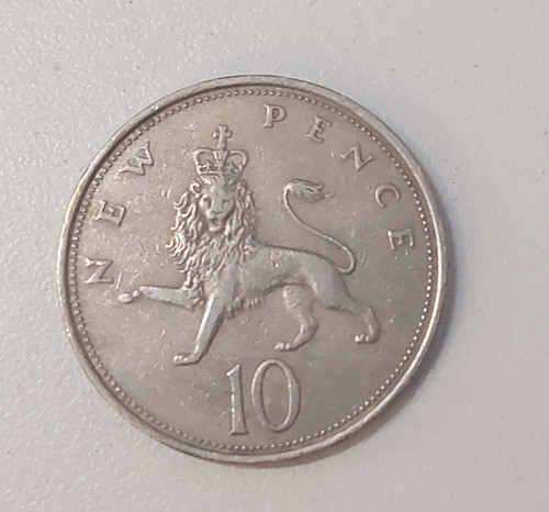 Moneda De Inglaterra 10 New Pence (1969) 1