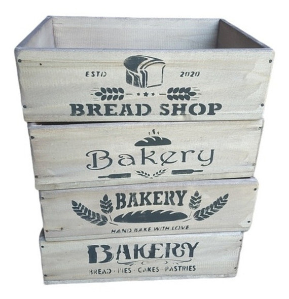 Cajones De Madera Decorativos Organizadores Vintage 0