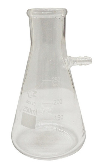 Kitasato De Vidrio Graduado 250ml Borosilicato 0