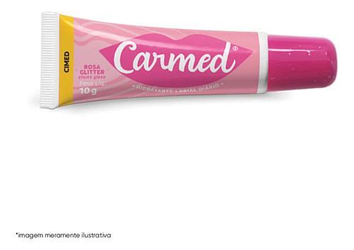Hidratante Labial Carmed Bff Rosa Glitter 10g 1