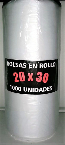 Bolsas Rollo Para Comercio 20x30 - 1000 Unidades 1