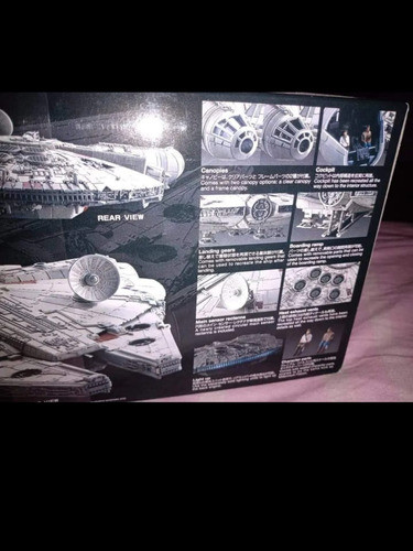 Model Kit Halcón Milenario Star Wars Original Bandai Nueva 1