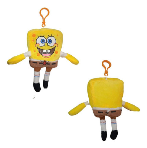 Llavero Peluche Bob Esponja X1 Juguete Caricatura Nick 10cm 0