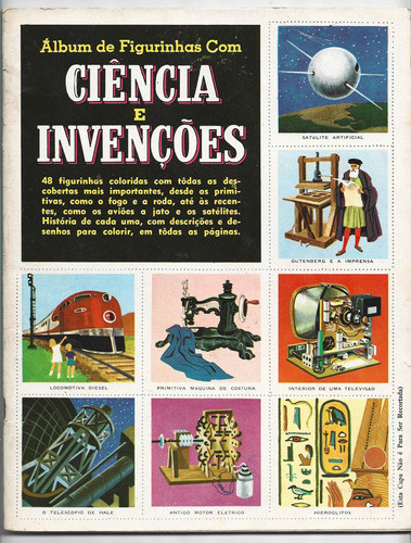 Album Figurinha - Ciencias E Invenções -completo Ebal Ano 60 0