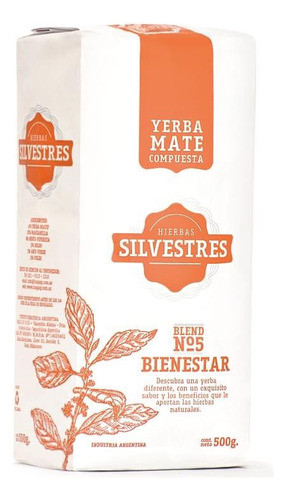 Hierbas Silvestres Yerba Mate Blend Bienestar 500gr 0