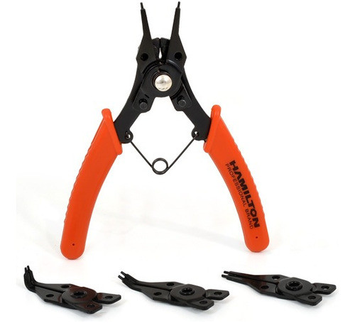 Pinza Seeger 7 '' 4 En 1 Punta Cambiable Hamilton As70m 1