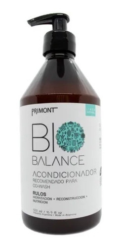 Acondicionador Vegano Para Pelo Con Rulos - Primont 500ml 0