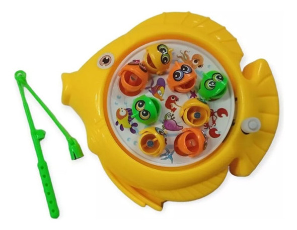 Juego De Pesca Pesca Magic Forma De Pez A Cuerda 0