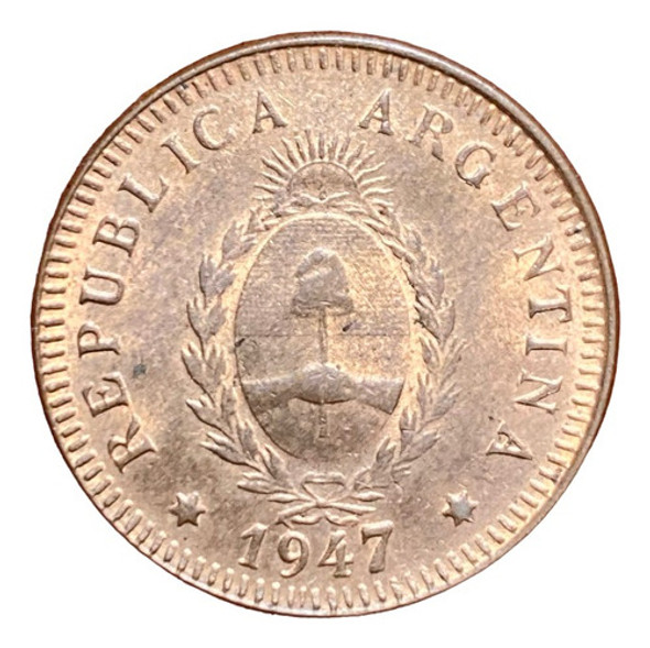 Moneda 2 Centavos Argentina 1947 Cobre 0