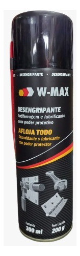 Lubrificante Desengripante Spray 300ml W-max Cód. 5986113300 0