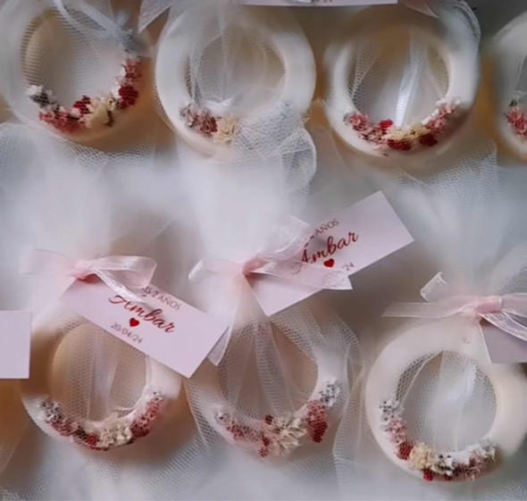 Souvenirs Vela Personalizada Casamiento Cumpleaños Baustismo 1
