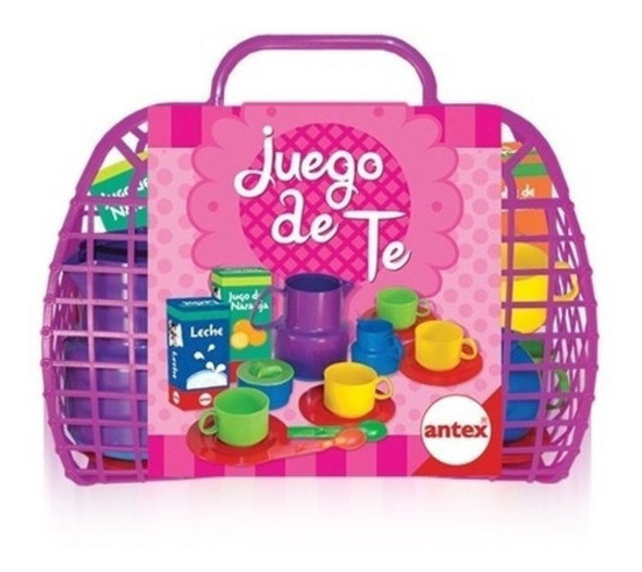 Canasta Set De Te Juego Infantil Cocina Y Accesorios Antex 0