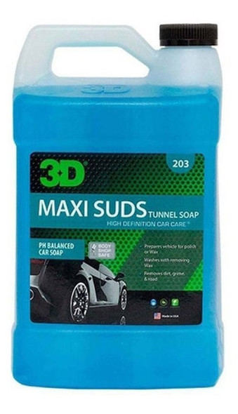 3d Maxi Suds Shampoo Con Ph Neutro Galon 0
