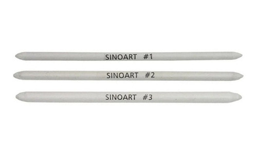 Esfuminho Sinoart Sft026 Nº 1 2 3 Para Desenho Kit 03 Un 0