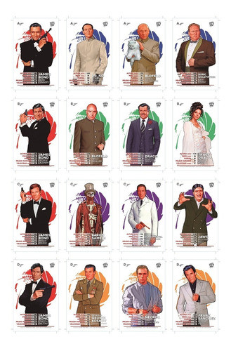 Cartas James Bond 007 Film Fleming Naipes Universo Retro Ur 1