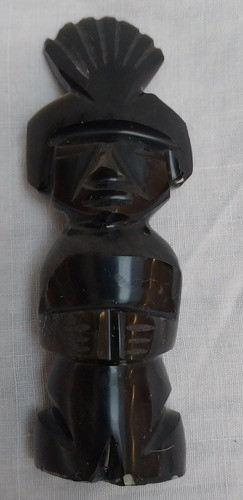 Antigua Piedra Obsidiana Tallada Muy Bella 1