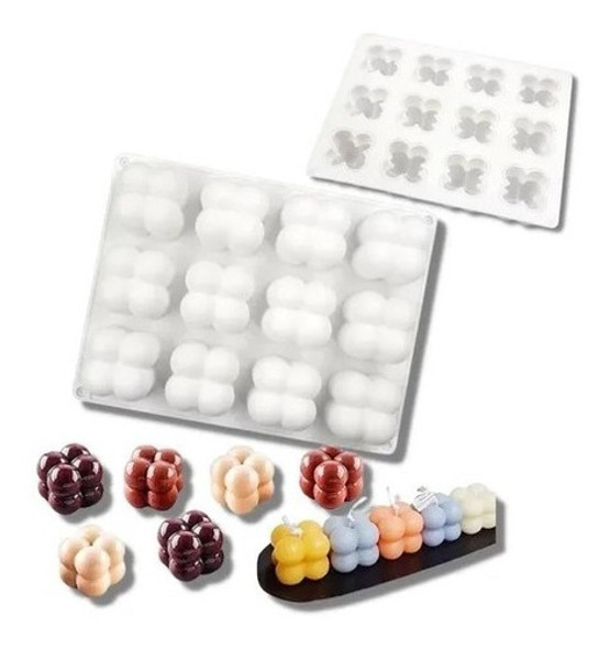 Molde De Silicona Bubble Candle 12 En 1 1