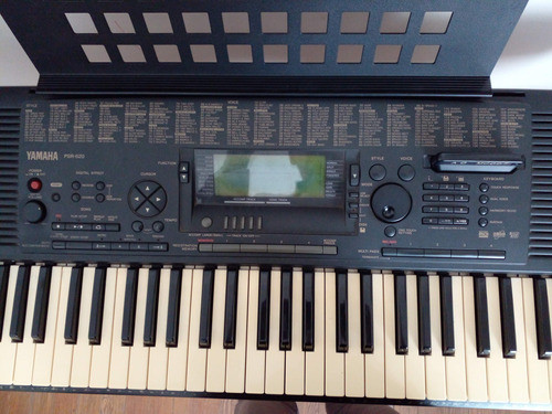 Órgano Yamaha Psr-620 Con Mesa Tijera 1