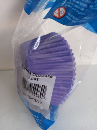 Forminha De Papel Cupcake Lilás Nº0 Forneável 90 Unid Plac 1