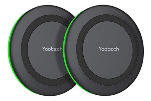 Yootech [paquete De 2] Cargador Inalámbrico, Plataforma De C 0