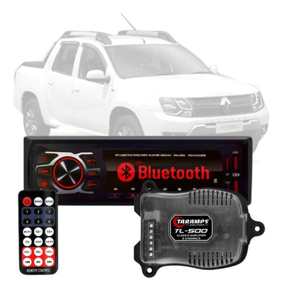 Kit Radio 2 Usb Bluetooth + Modulo Tl500  Renault Oroch 0