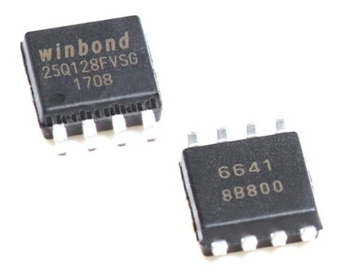 Set X4 25q128fvsg W25q128fvsg 25q128 W25q128 128mb 3v Virgen 1