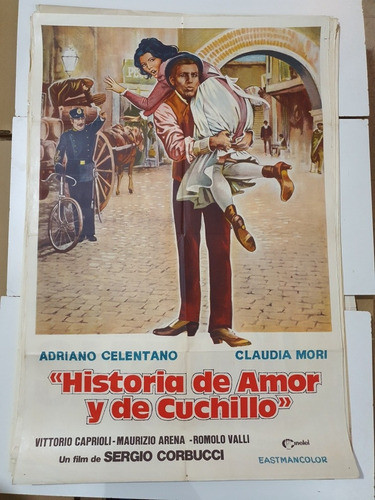 Afiche De Cine Original- Historia De Amor Y Cuchillo-1775 0