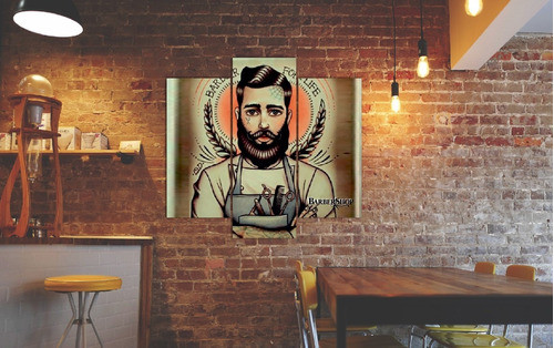 Murales Cuadros Para Barberías Barber Envío Gratis 1