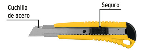 Cutter Reforzado Metal Plastico 18mm Pretul 22396 C 1